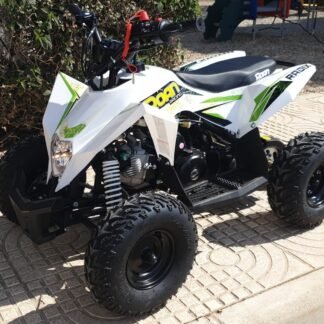 VENTA Mini Quad de gasolina de 90cc PoloRoanRadix-2131__VER verde ruedas grandes de 6"pulgadas.